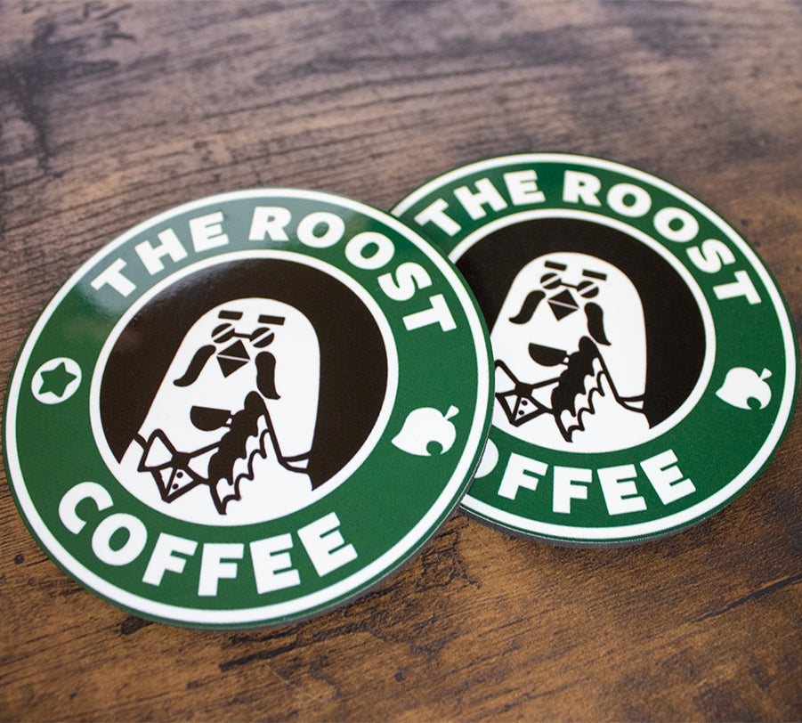 Brewsters Roost Coffee Mug & Coaster Set